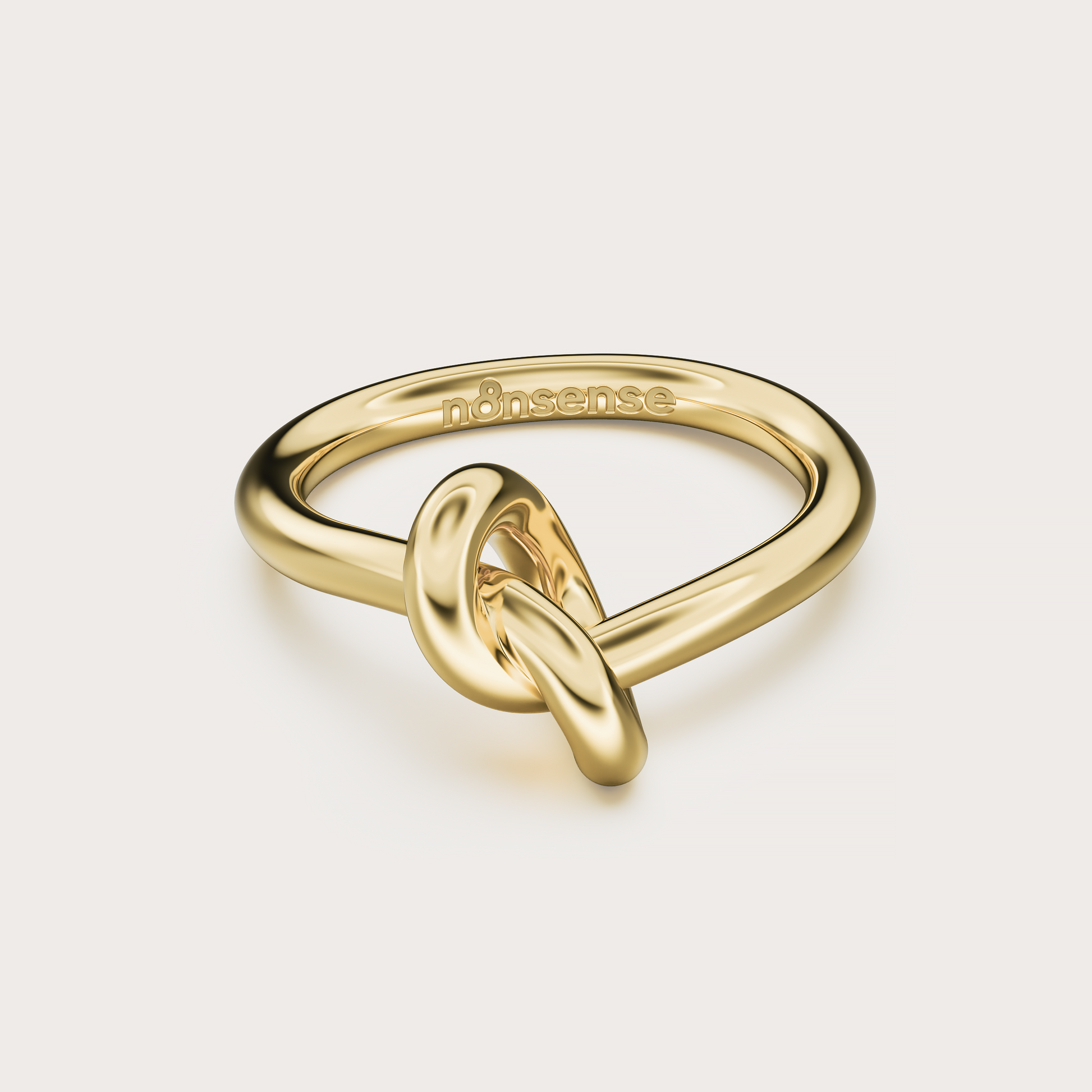 Pinky Promise Ring in yellow gold - n8nsense jewelry