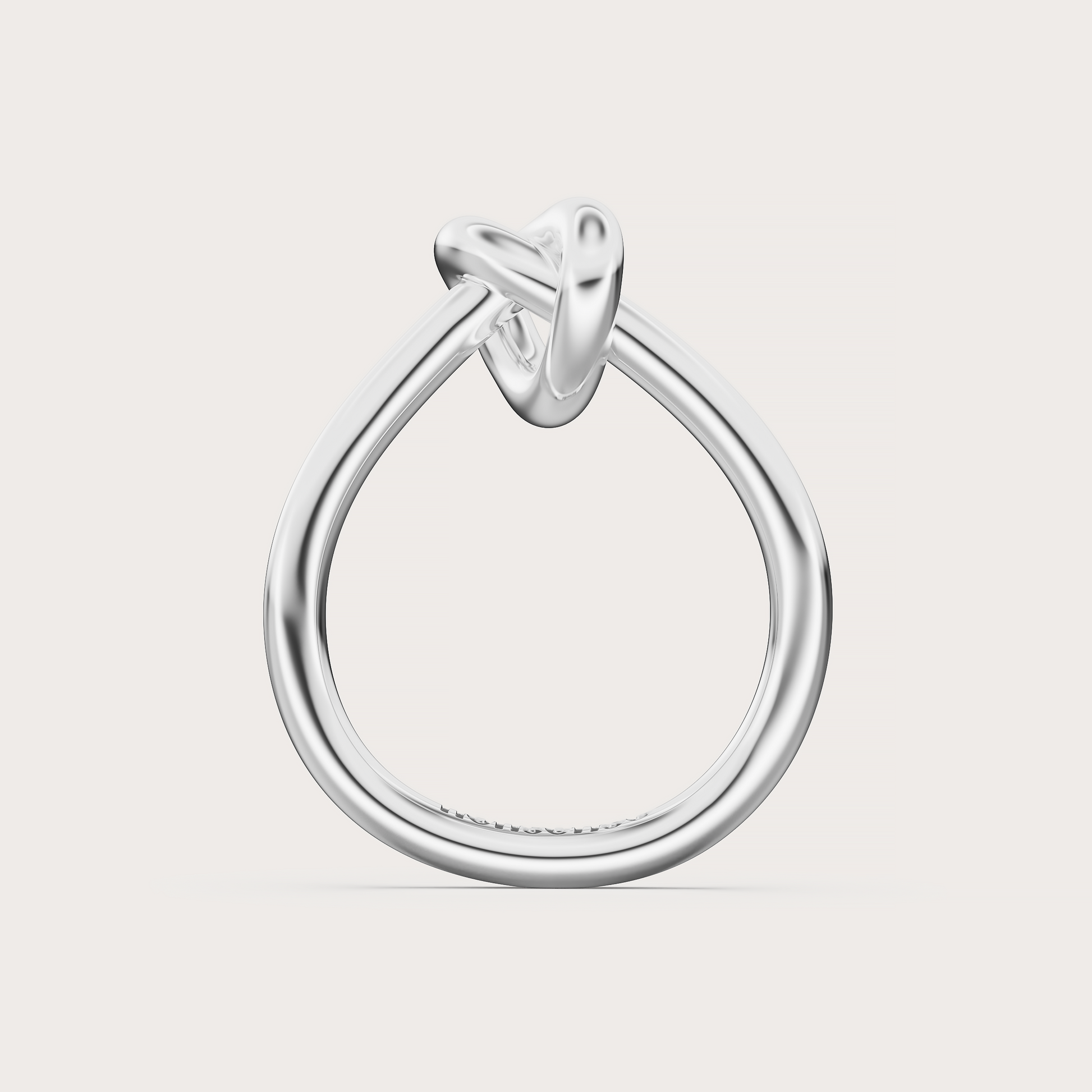 Pinky Promise Ring in white gold - n8nsense jewelry