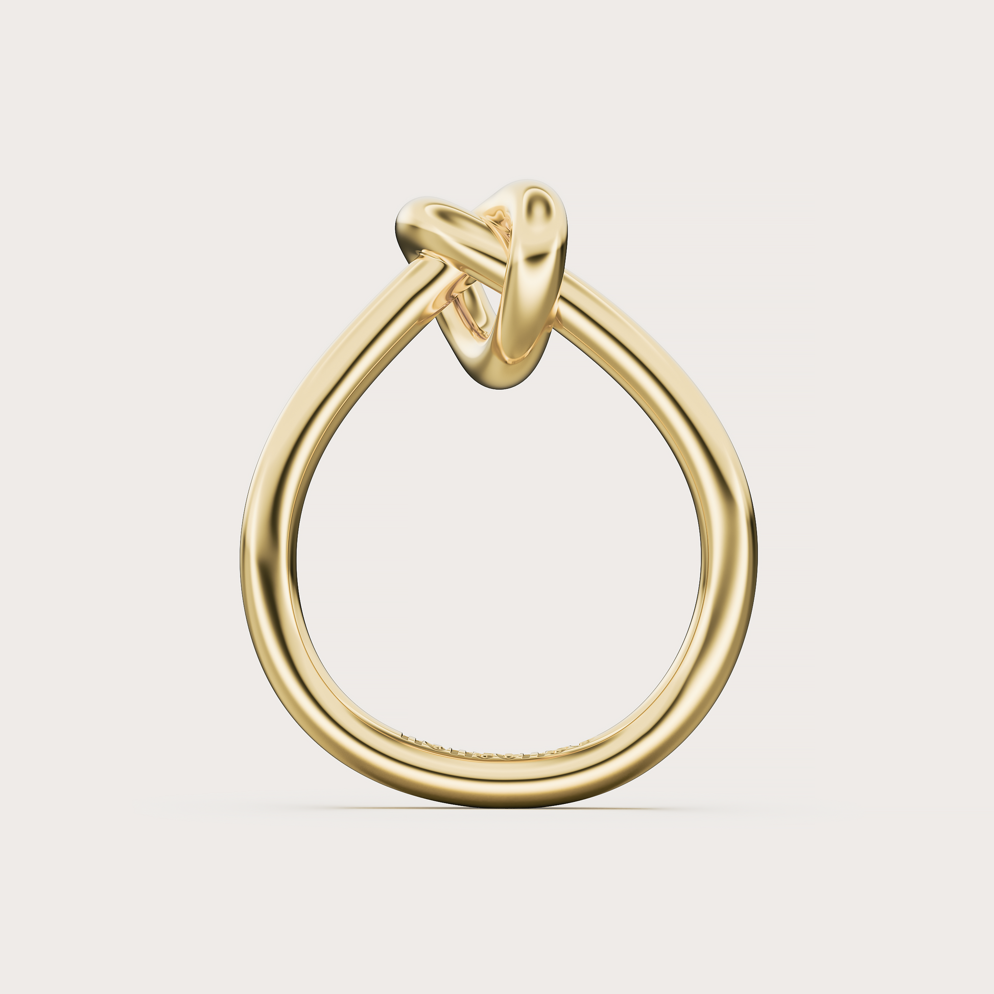 Pinky Promise Ring in yellow gold - n8nsense jewelry