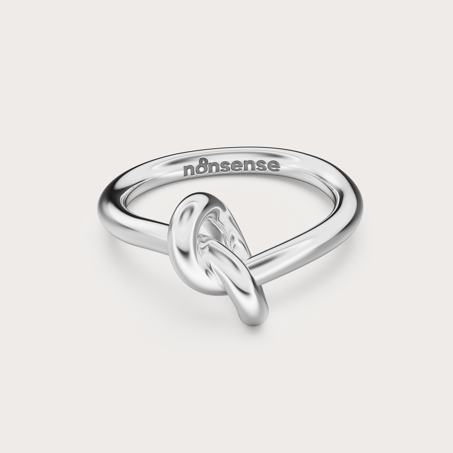 Pinky Promise Ring in white gold