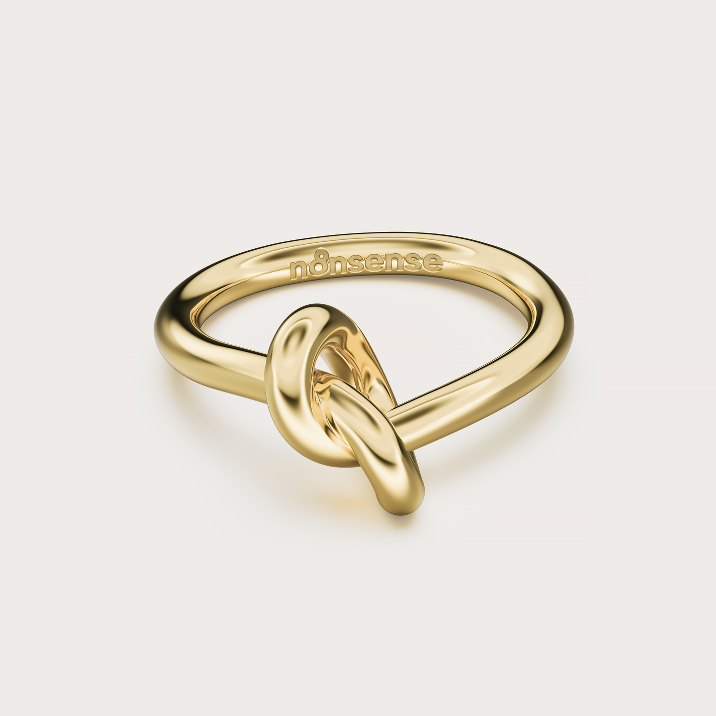 Pinky Promise Ring in yellow gold