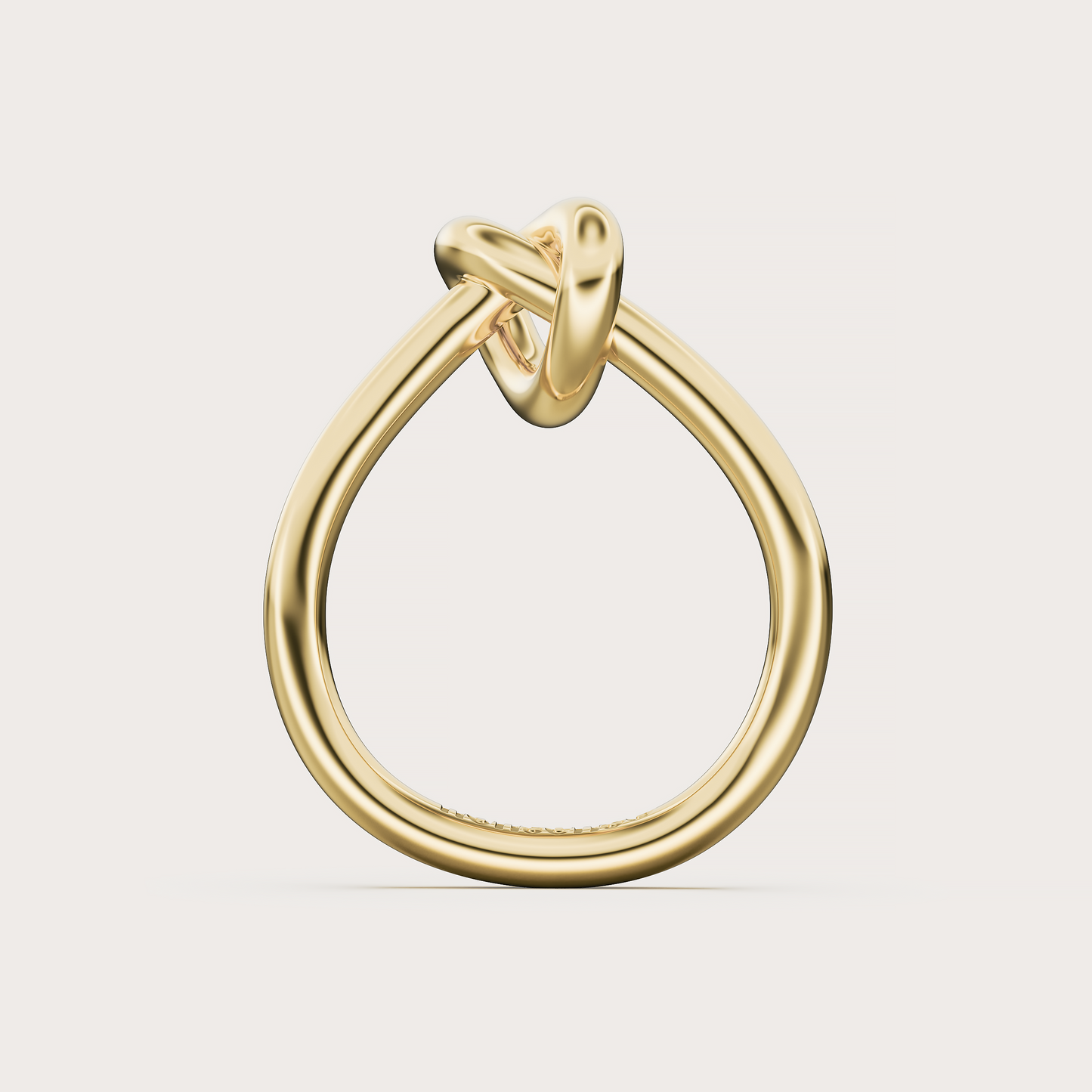 Pinky Promise Ring in yellow gold