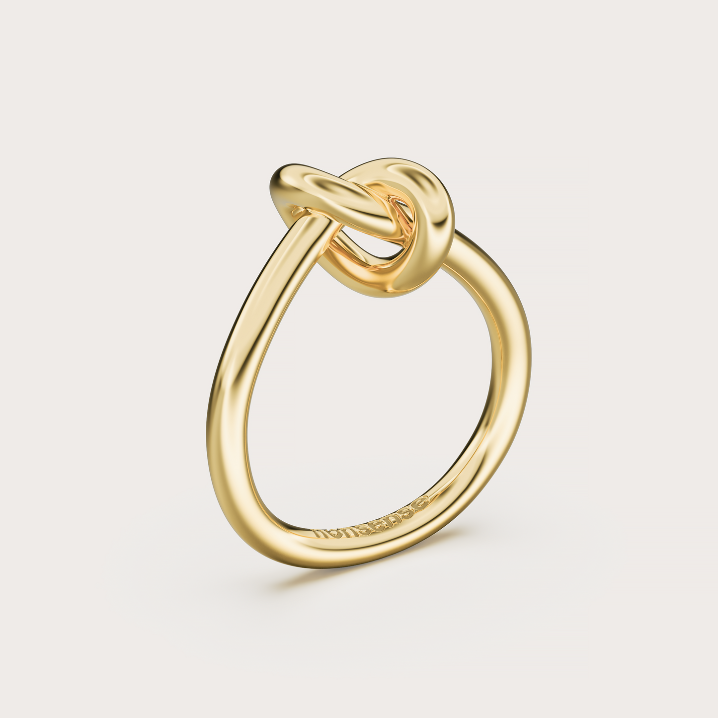 Pinky Promise Ring in yellow gold